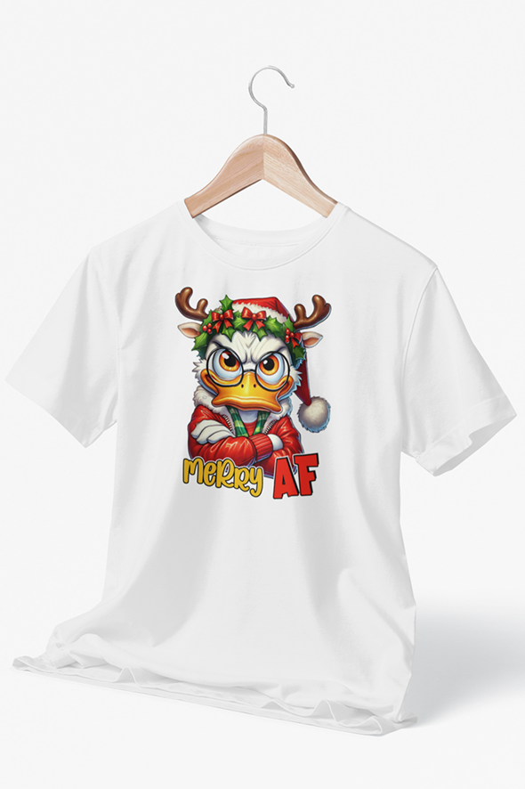 Polo Navideño - Sarcastic Grumpy Duck - thecocothink