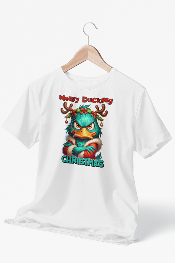 Polo Navideño - Sarcastic Grumpy Duck - thecocothink