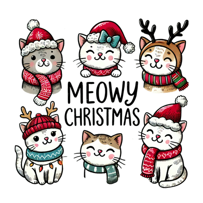 Polo Navideño - Meowy Christmas - thecocothink