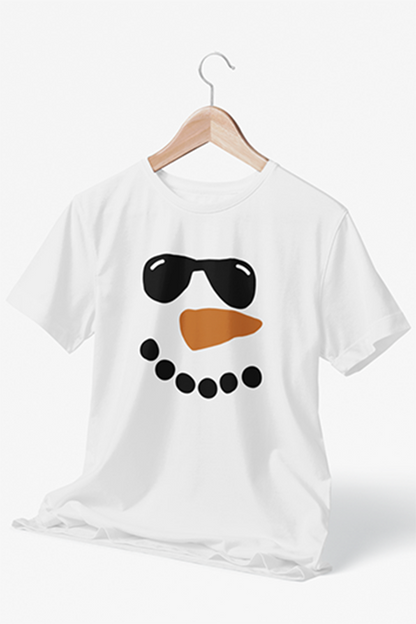 Polo Navideño - Hombre de Nieve con gafas de sol - thecocothink