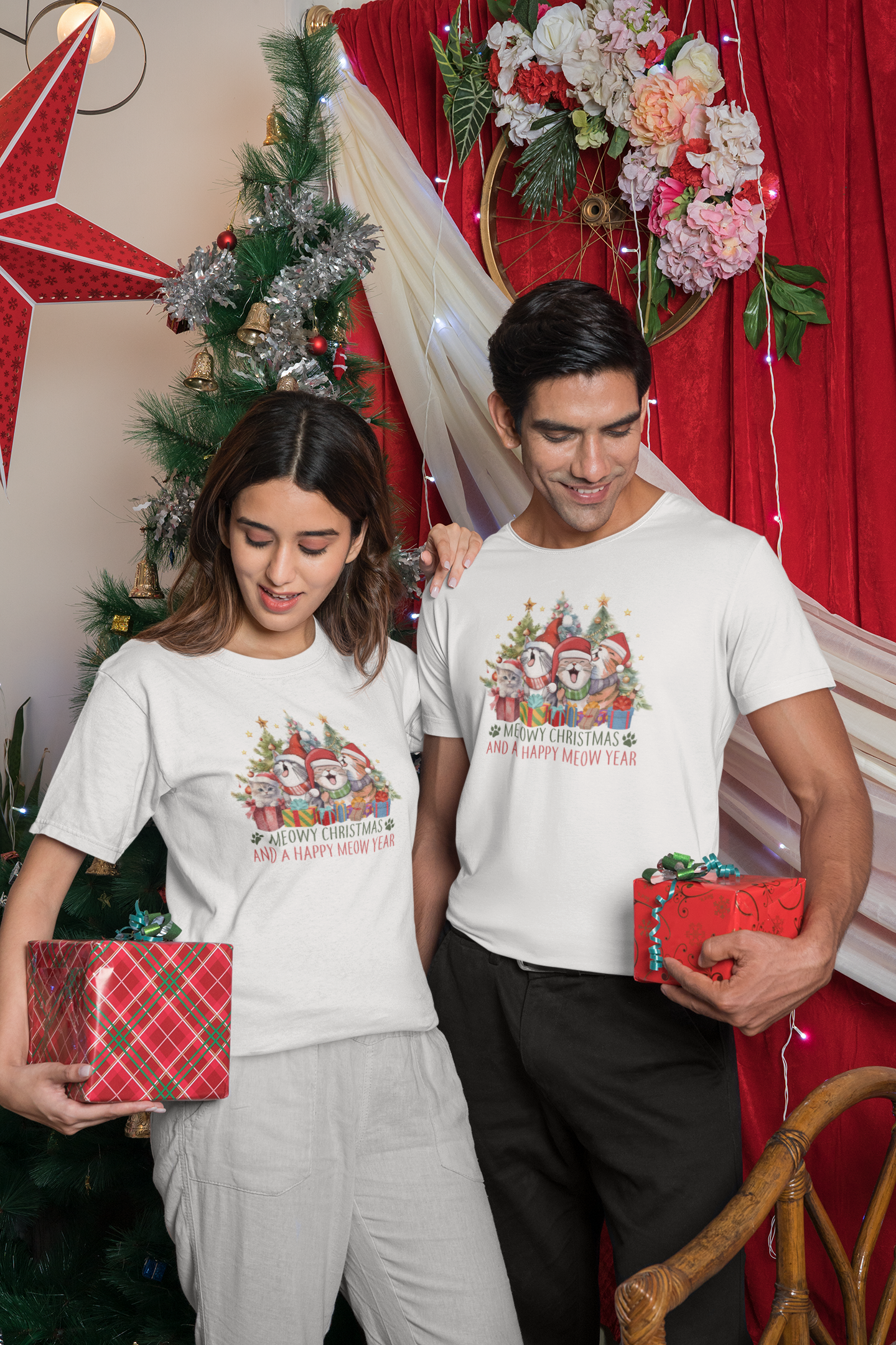 Polo navideño unisex