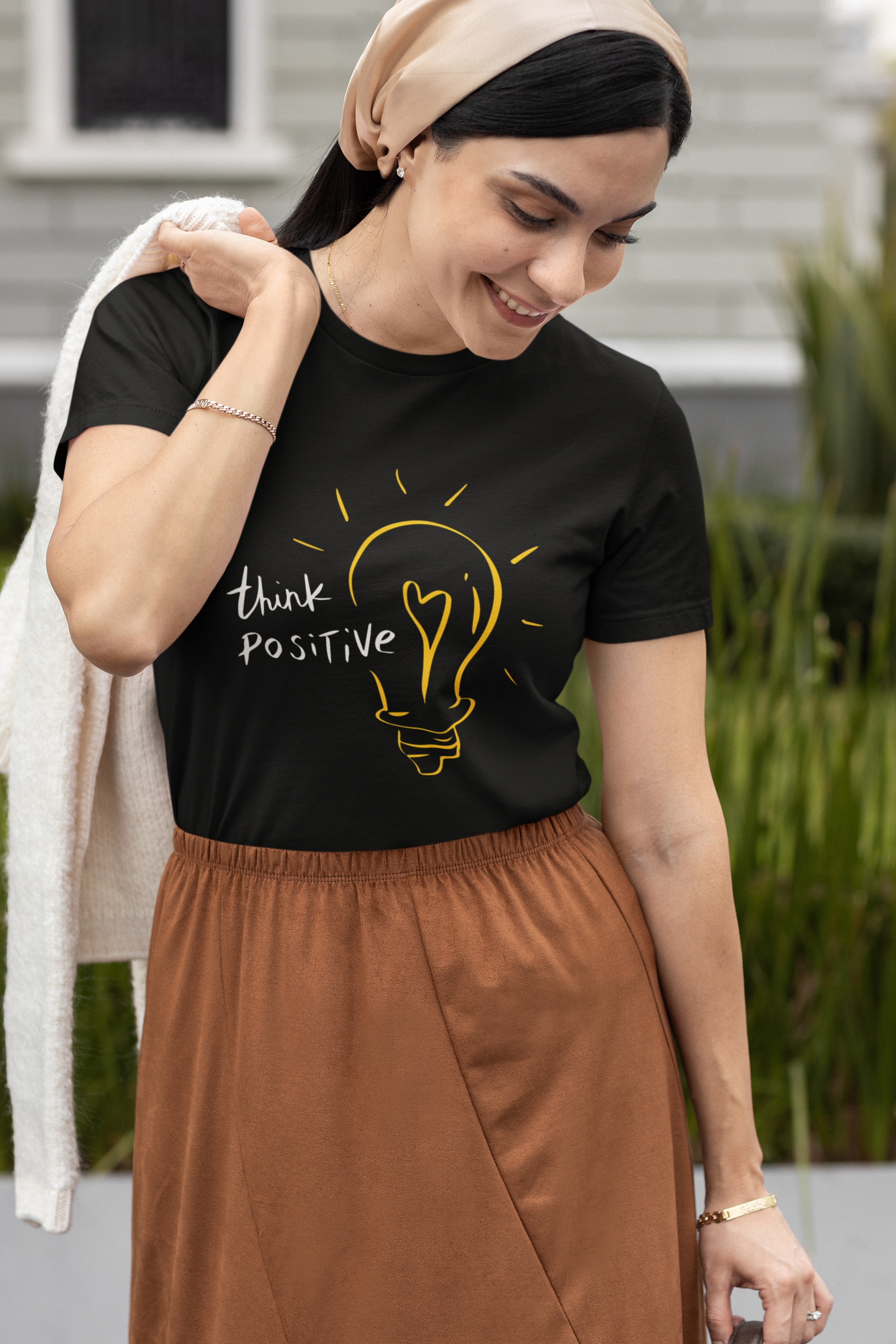 Polo Motivador - Think Positive - thecocothink